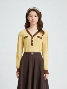 Koradior | Elegant Fashion Slimming Wool Blend Sweater