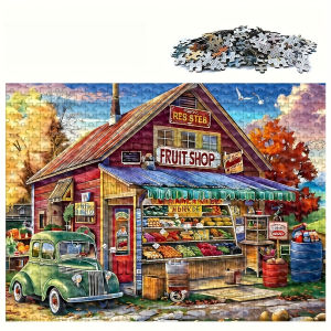 Jigsaw Puzzle Natural Scenery Animal Farms And Creative Masterpiece Themes Vibrant Colors For Adults Challenging Fun Gift