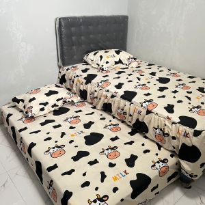 sprei sorong tidak rumbai 2in1