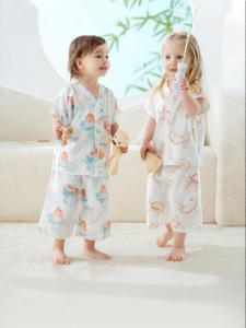 Usbettas | Đồ Ngủ Hè Cho Trẻ Em Từ Vải Bambou Cotton Nhẹ
