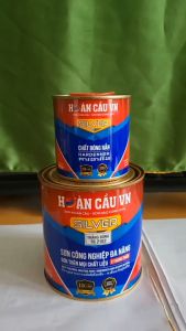 Sơn công nghiệp đa năng Hoàn Cầu 2 thành phần sơn trên mọi chất liệu sơn khô nhanh chống tia UV tuyệt đối (3kg)