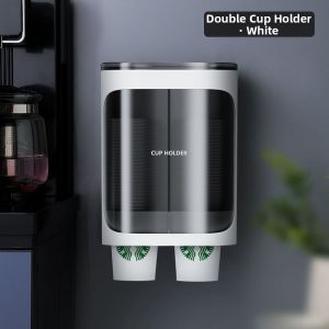 maitian | Wall-mounted Cup Dispenser and Storage Rack