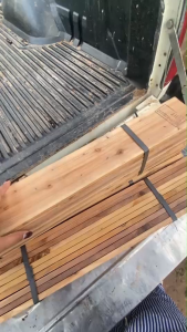 ไม้สน ขนาด 1.2*7.5*50ซม. มัด 10 แผ่น