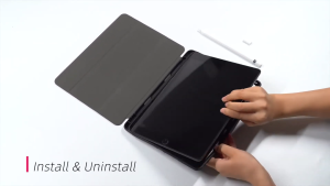 Bao Da Chống Sốc cho iPad Dux Ducis DOMO Case Ngăn Đựng Bút Tự Động Tắt Mở Màn Hình Sang Trọng