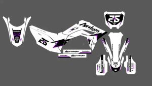 STIKER DECAL MOTOR HONDA CRF 150L FULL BODY DESIGN SIMPEL KEREN