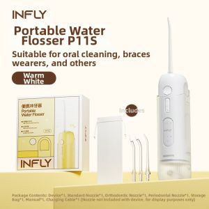 INFLY | zenyum water flosser Portable Ultrasonic Dental Water Flosser for Home Use and Orthodontic infly