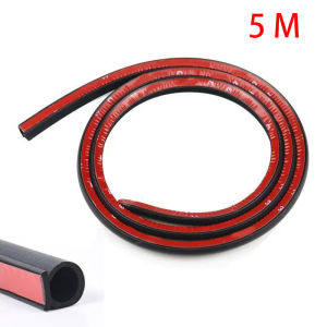 Car Rubber Door Sealing Big D Type Car Door Hood Trunk Seal Strip Universal Noise Insulation Car Seals Accessories For Auto