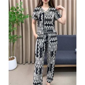 NUANKONG | Fashion Slender Refreshing Summer Short Sleeve Top Two Piece Set
