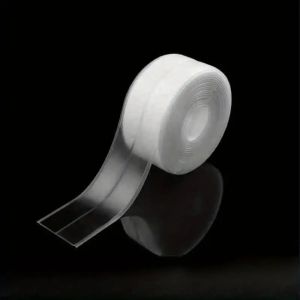 Waterproof Transparent PVC Self-adhesive Tape Bathroom Wall Tapes Toilets Strips Sink Edge and Bathroom Kitchen Sealing Strips