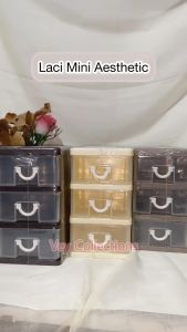 • BISA COD • GREEN LEAF Momiji 7905 Cabinet Organizer 3 Susun Laci Mini Aesthetic Drawer / Kotak Aksesoris / Laci Obat / Loker Kosmetik / Wadah Alat Jahit