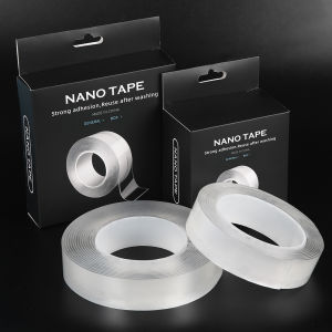 [SG SELLER] Strong Nano Tape Double Sided Reusable Transparent Waterproof No Marks No Stain No Drill