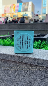 SHIDU Lapel Microphone Wireless Lapel for Teacher Rechargeable Amplifier Wireless Mini Portable Voice Amplifier Megaphone Booster with Wired Microphone Loudspeaker Speaker