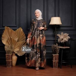 Gamis Batik Original Wanita Dewasa Kekinian Stylish dan Fashionable