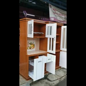 (FREE ONGKIR) Lemari Piring / Rak Sayur/ Lemari Sayur/ Rak Piring 4 PINTU