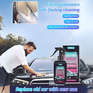 Imported Car Waterless Car Wash Liquid Waterless Rinse Car Wax Stain Remover Cleaner Paint Cleaning Spray Polish汽车无水洗车液