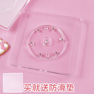 Mini Rotating Sugar Art Cake Decorating Turntable Baking Cookie Icing Piping Sugar Flower Painting Drawing Baking Mold Tool