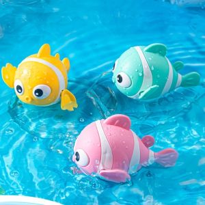 Gió-Up Cá bơi đồ chơi nhà tắm 3 cái-nổi Cá Hề Đồ chơi hồ bơi cho trẻ em vui vẻ bồn tắm & chơi nước ngoài trời bền chất liệu nhựa ABS-Hoàn hảo lễ tắm trẻ Quà Tặng & đồ chơi mùa hè
