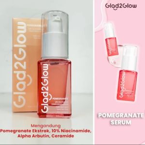 🩷 JAYA 🩷 Glad2Glow Pomegranate 10% Niacinamide Power Bright White Serum Wajah 17ml
