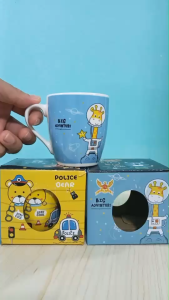 แก้วเซรามิคอย่างดี ลายน่ารักสดใส