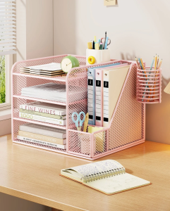 evesigar | Multi-level Large Capacity A4 Document Organizer File Rack