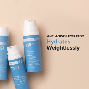 Paulas Choice Resist Anti-Aging Clear Skin Hydrator Moisturizer with Niacinamide & Vitamin C - Lightweight Gel-Lotion Refines Pores