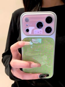 Sup&LV | Stylish Niche Womens Apple 18 Pro Max Phone Case Full Lens Protection