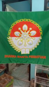 Bendera Dharma Wanita Persatuan DWP Rumbai