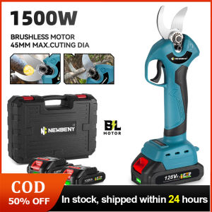 30mm Brushless Electric Pruning Shears 4 Gears Electric Scissors Orchard Shrub Branch Pruning Tools For Makita 18V Battery