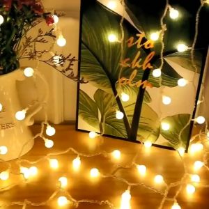 10Meter 80LED LED Ball Light Fairy Decorative Camping String Light Festive Lights Home Wedding Decoration Lightings