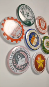 PH Top Universities 58mm Button Pin High-Quality University Badges with Distinctive Logos and Designs for Students and Alumni