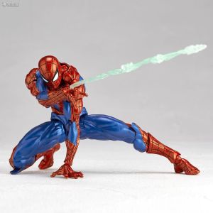 Mafex maf No.107 Spider-Man Miles Morales Into The Spider-verse Mô hình nhân vật Anime articulado Mô hình đồ chơi Quà tặng cậu bé