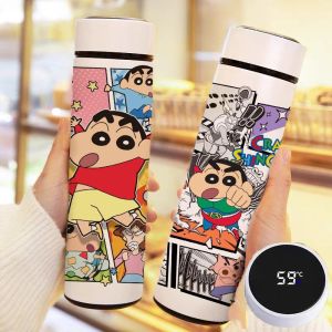 Kochava Cartoon Character Large Capacity Stainless Steel Insulated Water Bottle Smart Temperature Display Portable Beverage Cup