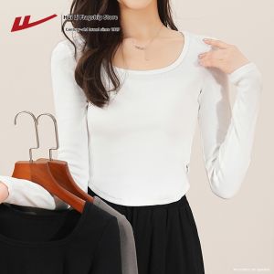 Warrior | Long Sleeve U-Neck Pure Cotton T-Shirt