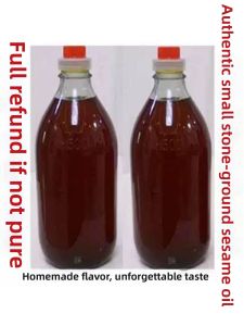 Authentic Stone-ground White Sesame Oil