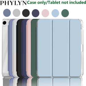 case For Samsung galaxy Tab A9/A11 X113/X116 & A9+/A11+ 2025 SM-X230/X236 Crystal Clear Case with Pencil Slot Auto Sleep Wake