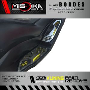 Misoka Bordes New Nmax 155/Pijakan Kaki Motor Yamaha/Panel Step Floor/Aksesoris Motor Yamaha/Rubber Karet