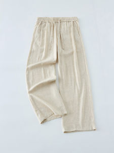 ZHUOCAN | Summer Lightweight Linen Trousers Male