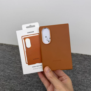 Samsung | Luxury Leather Shockproof Case Samsung Galaxy Z Fold8 Slim Shockproof Camera Protect Back Cover Fold 8 5G Business Bumper Shell
