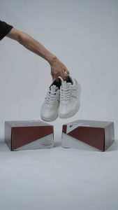 NAZREAL FOOTWEAR - Sepatu Sneakers Casual Pria terbaru / Sepatu Sport Pria Devano Grey AXL023