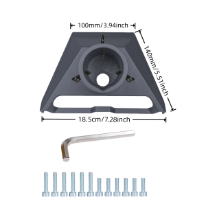 For Starlink Gen 3 Aluminium Alloy Mount Pipe Adapter For Starlink Gen3/V3 Mounting Plate Roof For Starlink Mini Mount Kit.