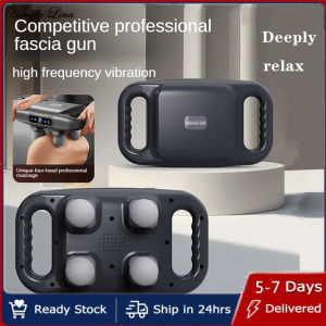 Hengfa Lina Fascia Four-head Muscle Relaxation Massage Professional Grade Wireless Waist Back Masajeador Deep High Frequency