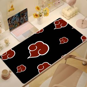Bandai | N-Naruto Akatsuki Red Cloud Mouse Pad Non-slip Thickened MousePad Student Cushion Large Writing Gaming Lockedge Office