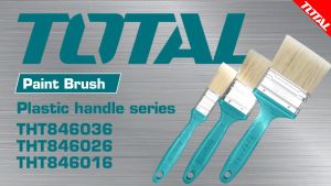 TOTAL แปรงทาสีด้ามพลาสติก 1/1.5/2/3 นิ้ว รุ่น THT846016THT846156THT846026THT846036