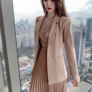 ZY.HT EraVogue set đồ 2 mảnh áo khoác vest áo choàng + váy trước ngực Váy Hàn Quốc Váy bó sát Váy cưới Váy công sở nữ Váy cưới Váy nữ 4424/3