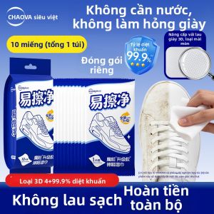 CHAOYA | Khăn Lạnh Dùng Một Lần Cho Giày Trắng Gói Đơn
