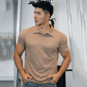 Summer Breathable Loose Large-Polo Fitness T-Shirt