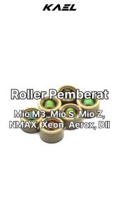 Roller Pemberat 10 Gram 12 Gram Mio M3 S Z NMAX Aerox Freego Lexi Soul GT 125 Fino FI 125 X-Ride 125 Loller Loler Roler Pemberat G Gr 10 G 12 Gr Set 6 Pcs
