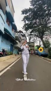 Setelan Olahraga Wanita Joging Senam Setelan Zumba Big Size