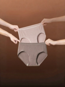 Purcotton | Antibacterial Cotton High-quality Classic Hipster Underwear 3 Pieces
