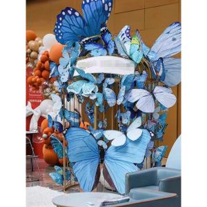 Đồ Trang Trí Hình Bướm 3D Cho Khách Sạn Cửa Hàng Trang Trí Không Thể Tùy Chỉnh Không Có Pin Không Có Đèn Không Có Thông Tin Về Thiết Bị Điện